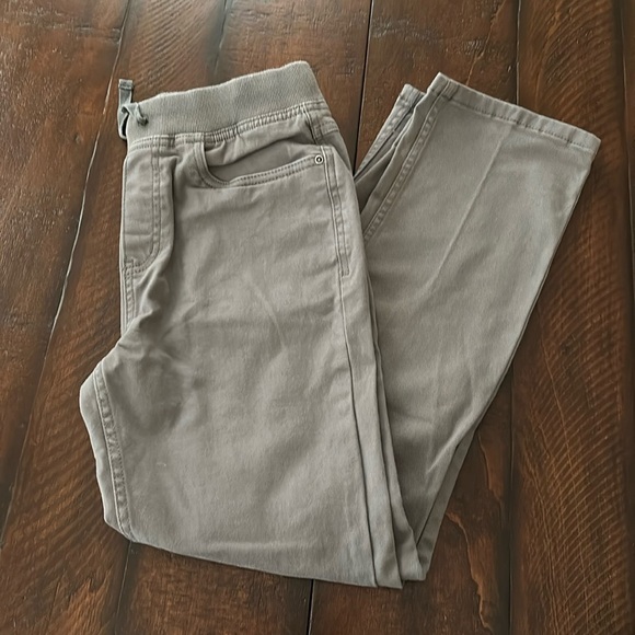 Hanna Andersson Kickstart Relaxed Pants In Stretch Twill 150 (12) - Picture 1 of 4